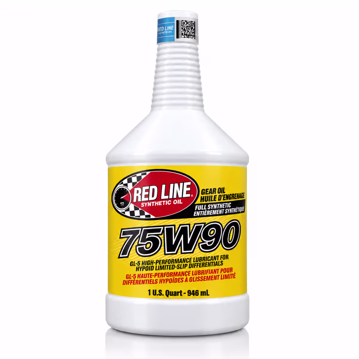 RED LINE 75W-90 FULL SYNTHETIC GL-5 GEAR OIL 946ML